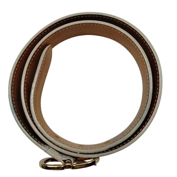 Louis Vuitton Azure Damier Canvas LV Mini Tresor Belt Size 75/30 Auth main image 4